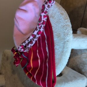 Old Navy Pink and Red Kids Beanie Set of 2